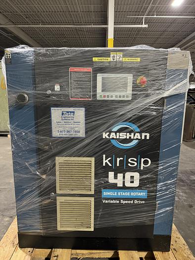 Used 2020 KAISHAN KRSP  40-125VSD SCREW COMPRESSOR 40HP