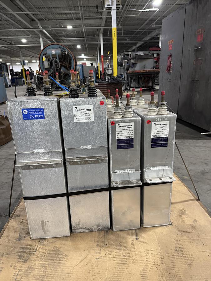 Used INDUCTOTHERM B141328 CAPACITORS