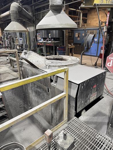 Used PILLAR 5,800 LB STEEL SHELL FURNACE