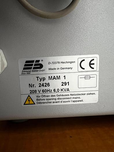 Used 2018 EDMUND BUHLER MAM 1 MINI ARC MELTER