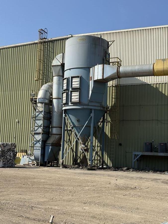 Used IMPERIAL SYSTEMS BRF 15-572-10 REVERSE CLEANING CUST COLLECTOR