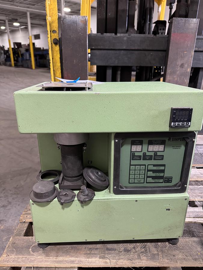 Used 2011 SIMPSON 20650G RTH WET TENSILE TESTER