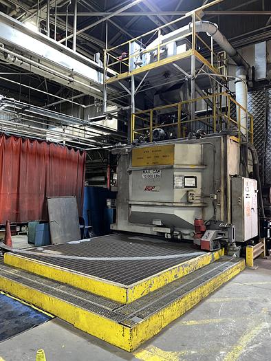 Used BCP 96" SWING TABLE ROTARY SHOT BLAST MACHINE