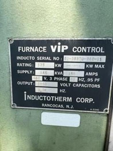 Used 1981 INDUCTOTHERM VIP POWER TRAK 125-30