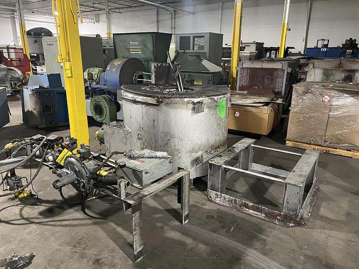 Used SCHAEFER NATURAL GAS-FIRED CRUCIBLE MELTING FURNACE