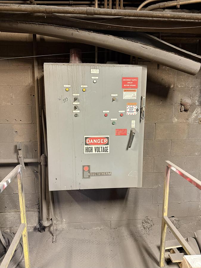 Used 2011 INDUCTOTHERM VIP 1500 KW INDUCTION MELTING FURNACE