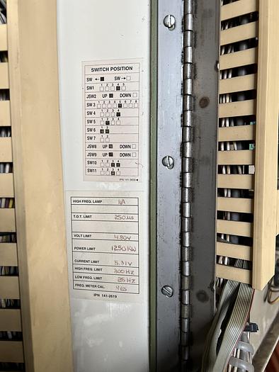 Used 2001 INDUCTOTHERM VIP OWER TRAK 1750-2R POWER SUPPLY ONLY