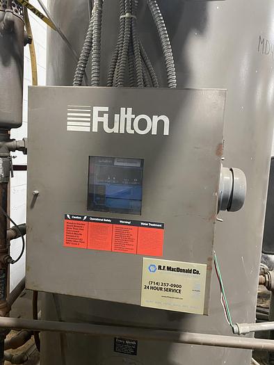 Used FULTON IOS-20LE FUEL STEAM BOILER