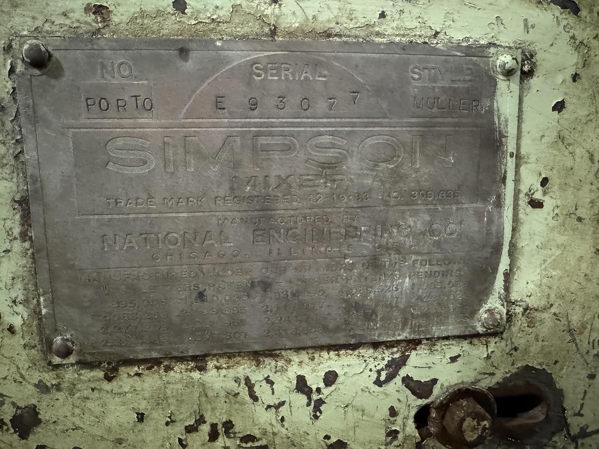 Used SIMPSON PORTOMULLER