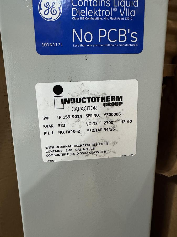 INDUCTOTHERM CAPACITORS