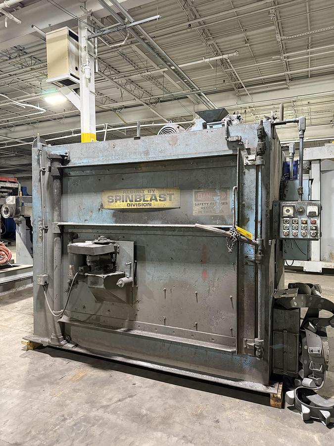 Used WHEELABRATOR 72"SWING TABLE SHOT BLAST