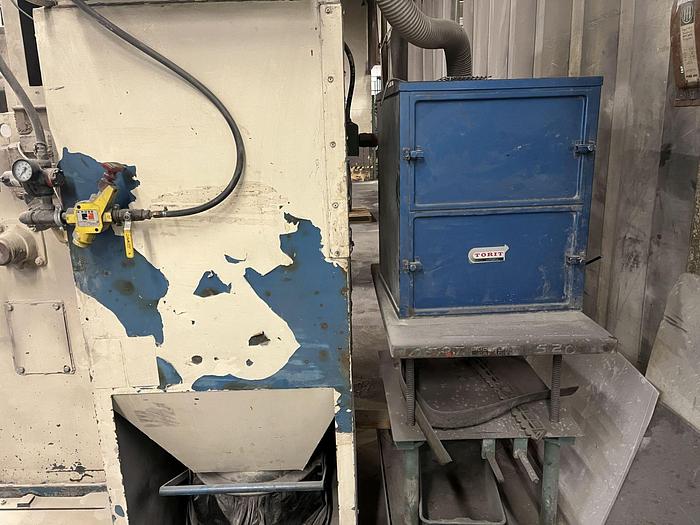 Used WHEELABRATOR BARREL TUMBLE BLAST MACHINE
