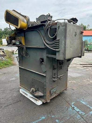 Used WHEELABRATOR TUMBLAST TUMBLER TYPE SHOT BLAST CLEANING MACHINE