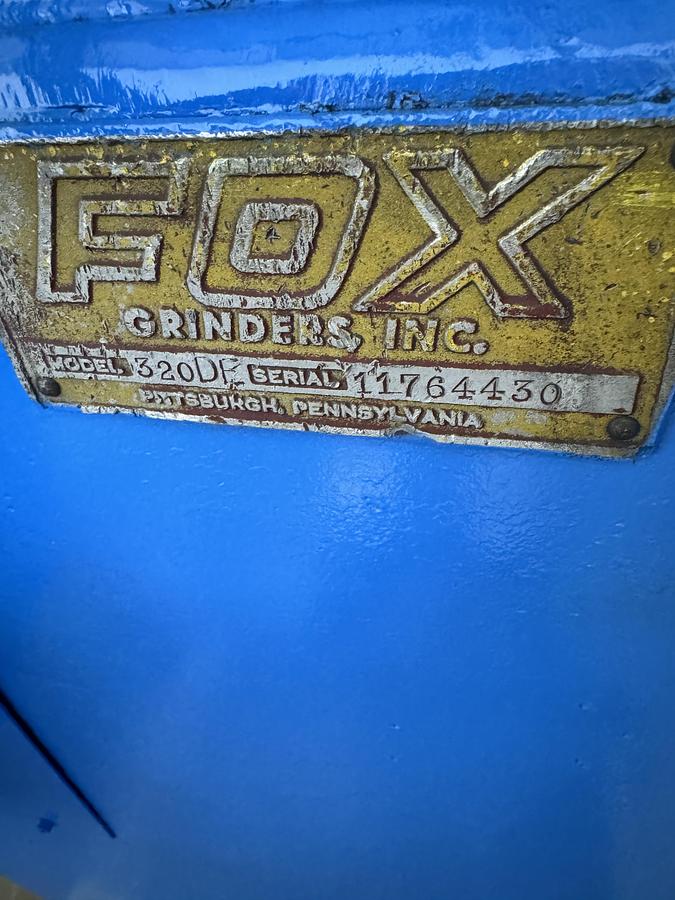 Used FOX 320 DOUBLE END 16" GRINDER