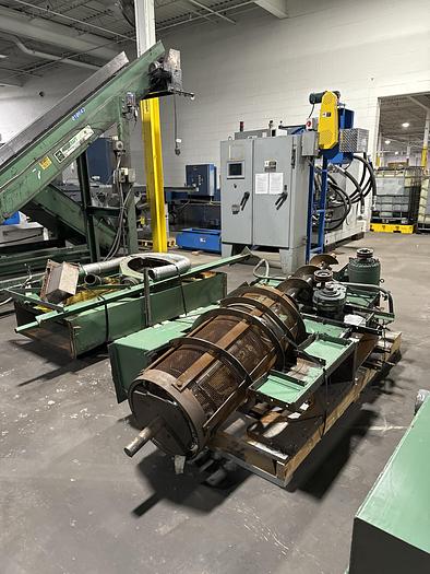 Used WHEELABRATOR 96" DOUBLE DOOR TURN TABLE