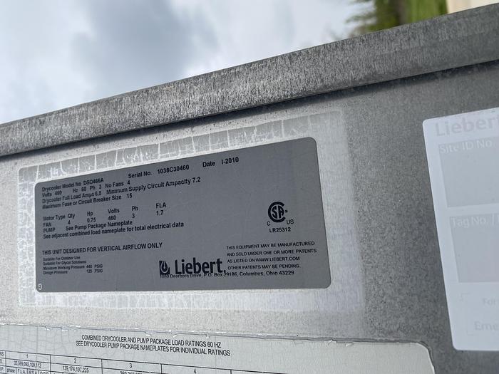 Used 2010 LIEBERT DSO466A
