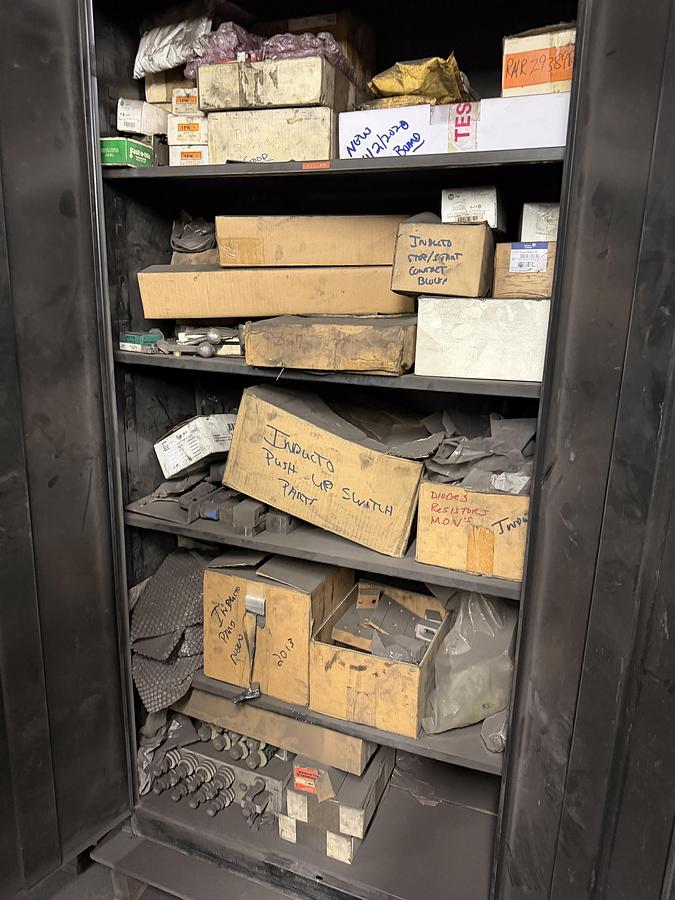 Used INDUCTOTHERM CABINET OF PARTS