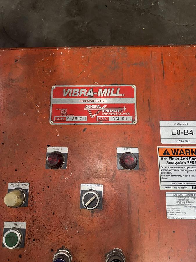 Used GENERAL KINEMATICS VM-64 VIBRA MILL LUMPBREAKER
