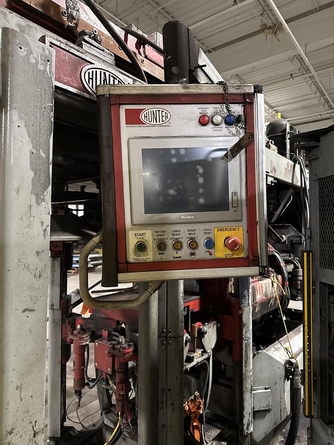 Used 2008 HUNTER XL-2024 AUTOMATIC MOLDING MACHINE
