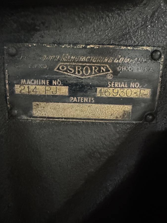 Used OSBORN JOLT SQUEEZE MOLDING PRESS