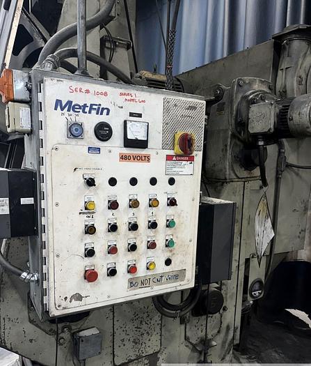 Used METFIN SERIES 1 600 BARREL TUMBLE BLAST MACHINE