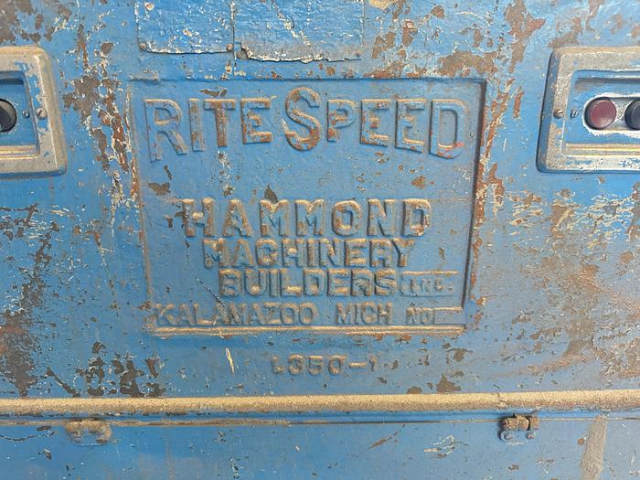 Used HAMMOND DOUBLE END POLISHER