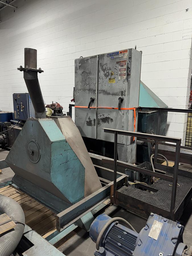 Used WHEELABRATOR 14 SUPER II TUMBLE BLAST FINISHING MACHINE