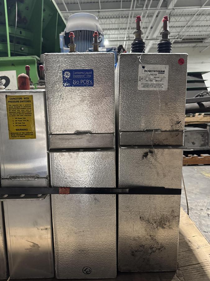 Used INDUCTOTHERM CAPACITORS