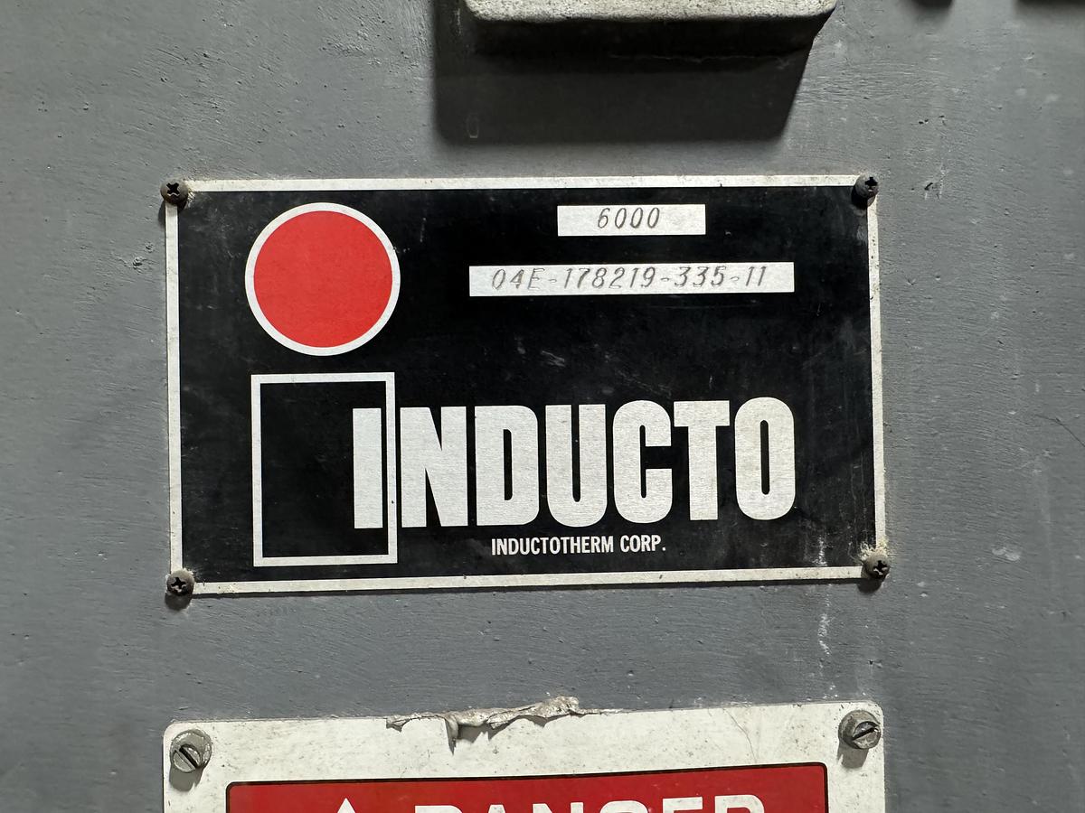 Used INDUCTOTHERM 6000 LB DURALINE HYDRAULIC TILING BOX