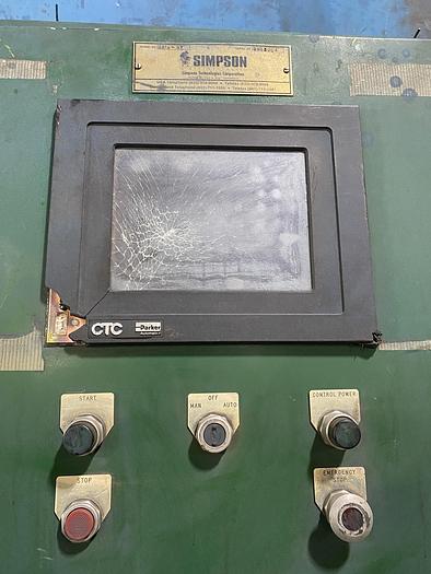 Used SIMPSON 3818-NT CONTROL PANEL