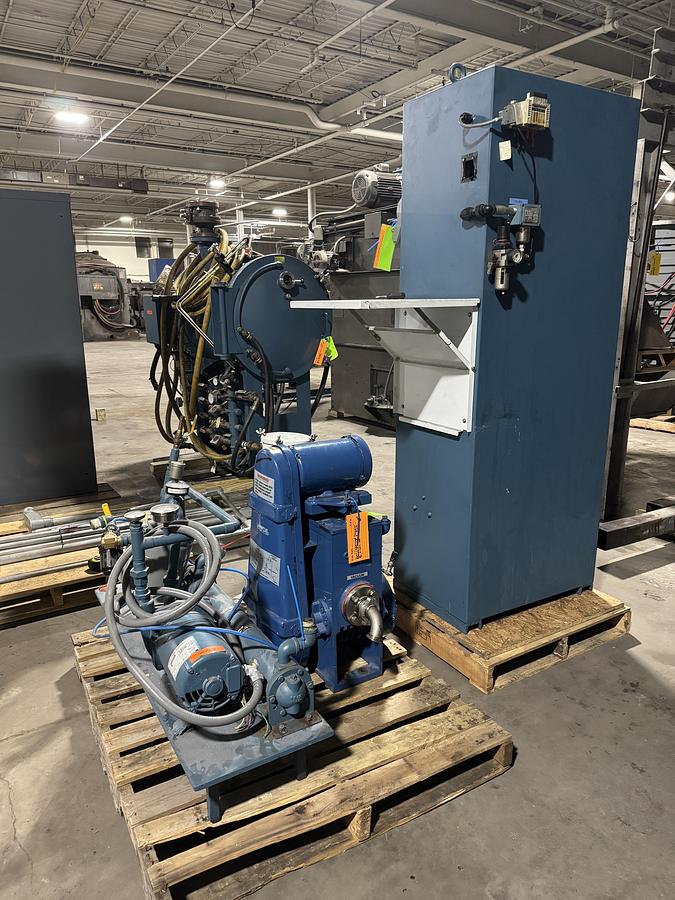 Used AJAX / ADVANCED VACUUM SYSTEMS VIM 5-17/25 INDUCTION MELTING VACUUM FURNACE