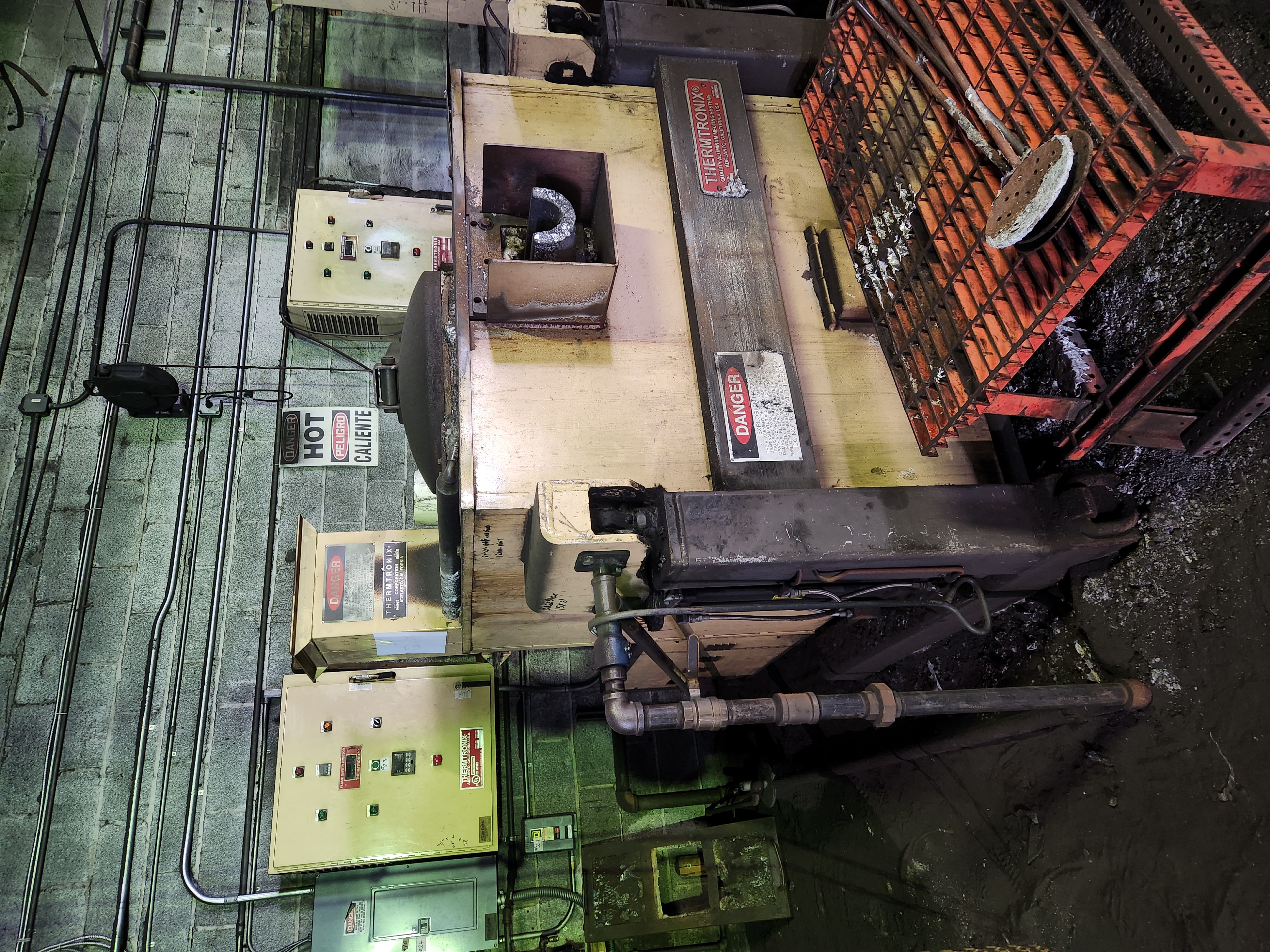 Used 2008 THERMTRONIX GT-600 GAS TILTING FURNACE