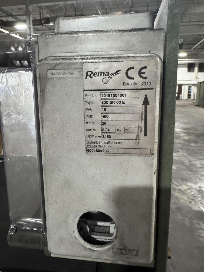 Used REICHMAN 600 SK 60 E ROUGH GRINDER
