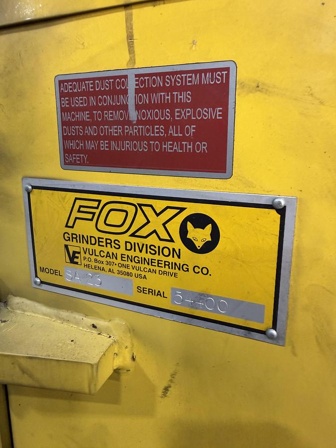 Used FOX SA 23 SINGLE END GRINDER