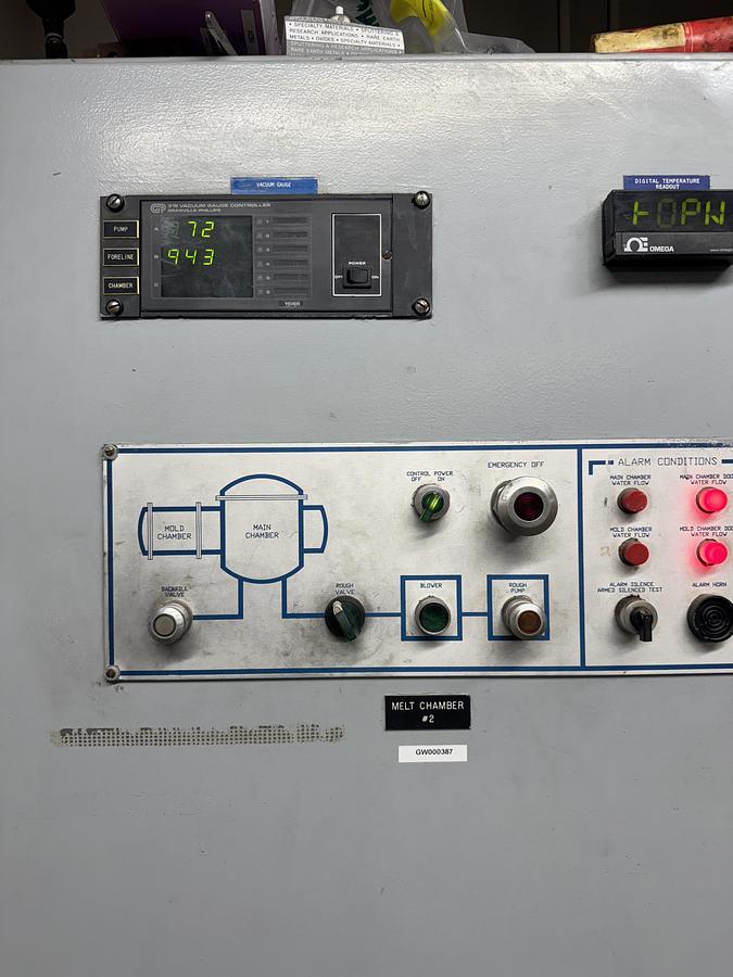 Used INDUCTOTHERM / AVS  VACUUM INDUCTION MELTING