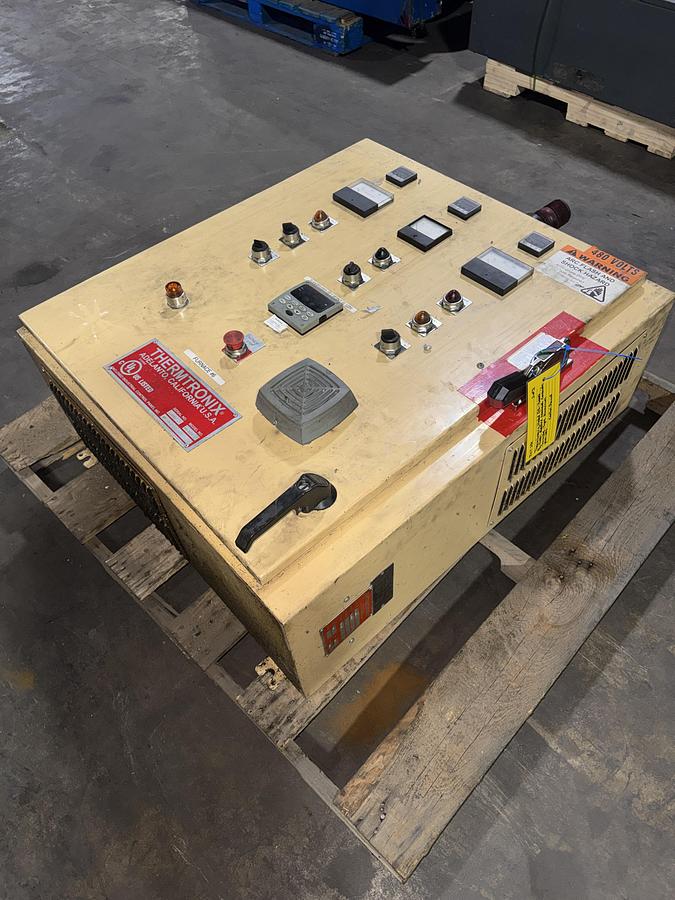 Used 2011 THERMTRONIX  RS-3000 ELECTRIC HEATED SILICON CARBIDE CRUCIBLE ALUMINUM TYPE.