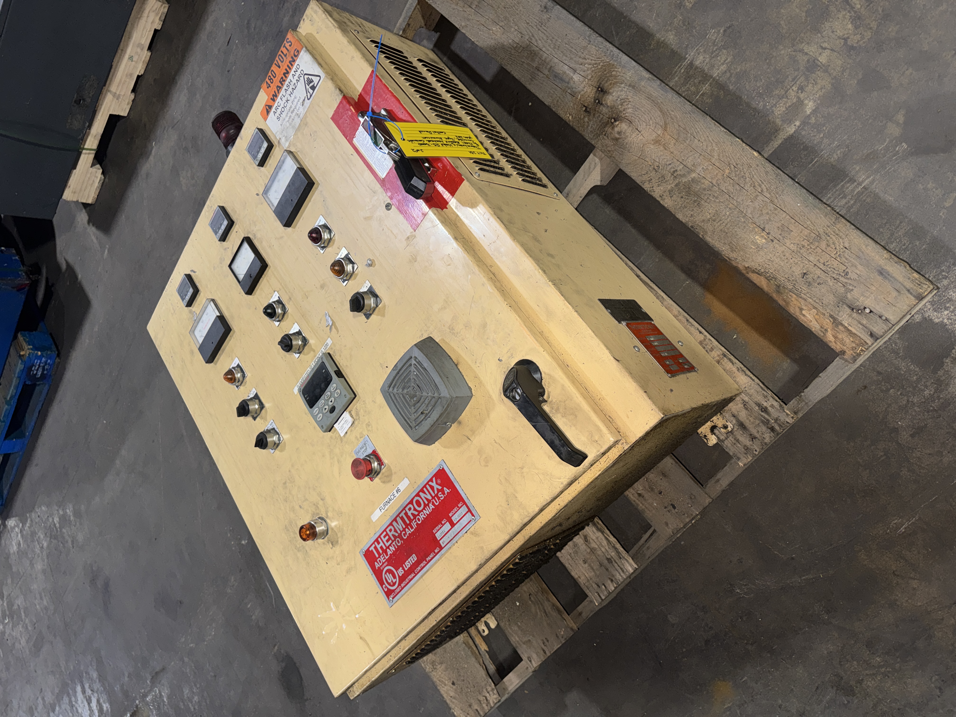 Used 2011 THERMTRONIX  RS-3000 ELECTRIC HEATED SILICON CARBIDE CRUCIBLE ALUMINUM TYPE.