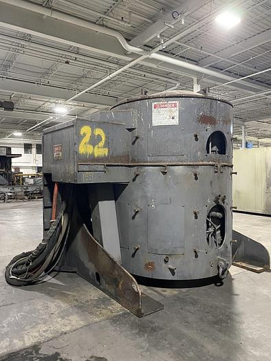 Used INDUCTOTHERM 4 TON STEEL SHELL FURNACE