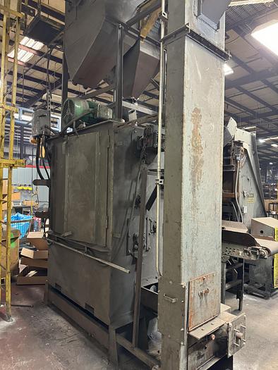 Used 2004 DELONG SUPER 14 RUBBER BELT TUMBLE BLAST MACHINE