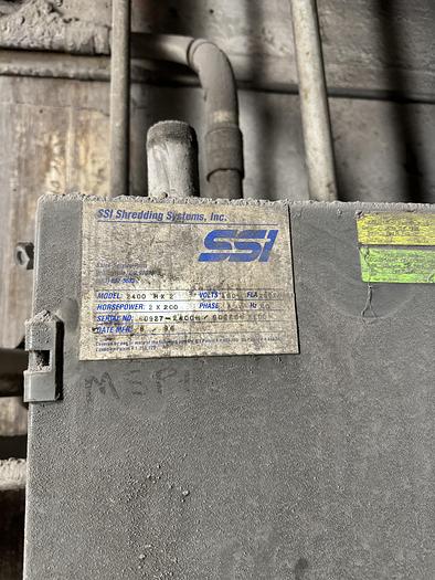 Used SSI SHREDDER 2400 Hx2