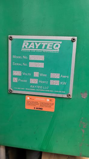 Used RAYTEQ DC-425 ELECTRIC RESISTANCE MELTING FURNACE