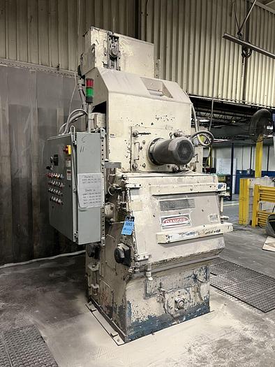 Used WHEELABRATOR BARREL TUMBLE BLAST MACHINE