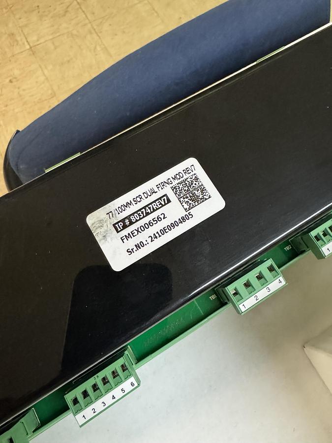 Used INDUCTOTHERM 803747 REV7 DUAL FIRING MODULE