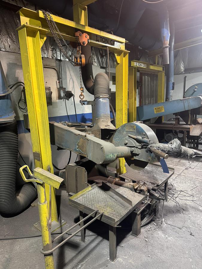 Used FOX 6CC SWING FRAME CUT OFF SAW, 20"