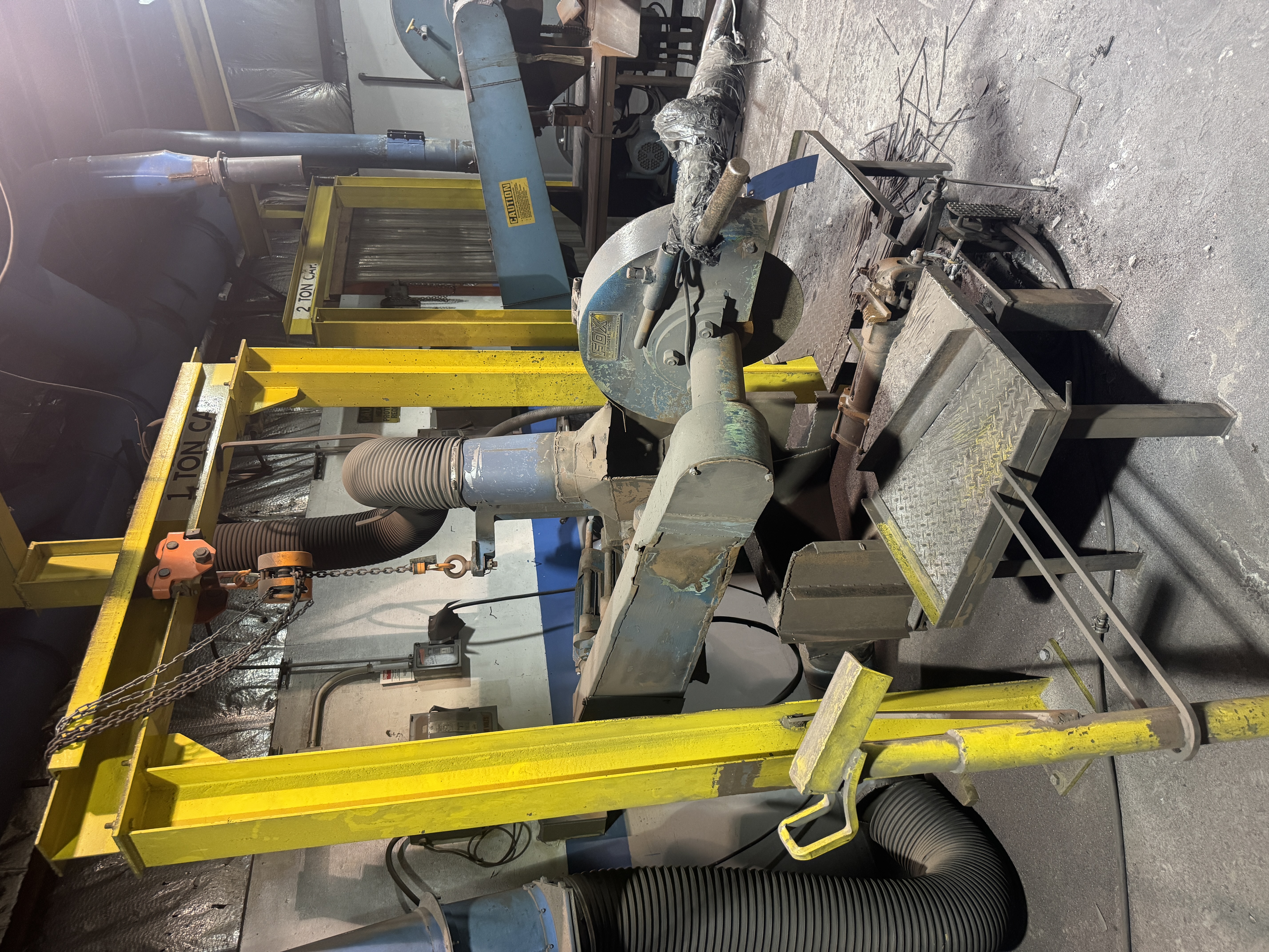 Used FOX 6CC SWING FRAME CUT OFF SAW, 20"