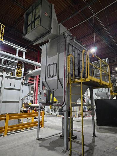 Used 2014 SINTO 5 WHEEL SPINNER HANGER SHOT BLAST