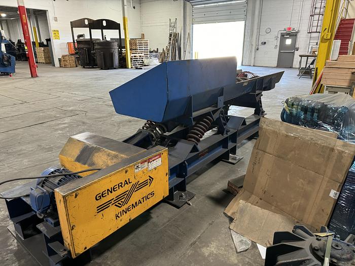 Used 2015 GENERAL KINEMATICS SCRL 24/30 X 8 X 10 CONVEYOR VIBRATING