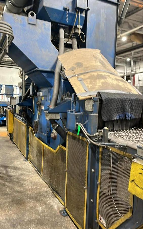 Used 2017 WHEELABRATOR 4 WHEEL CONTINUOUS MESH BLAST