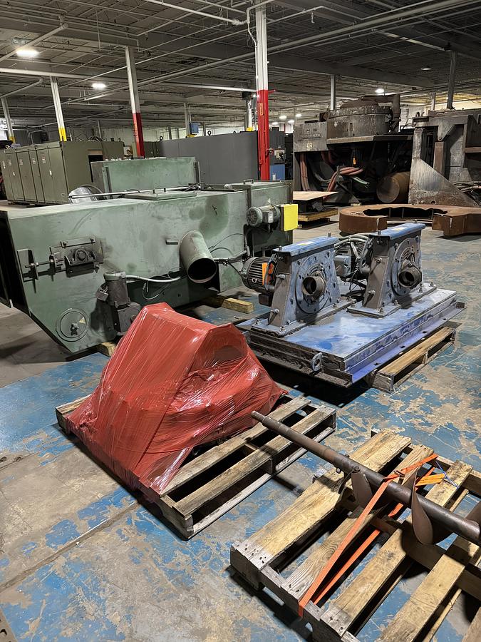 Used 2008 GOFF 3672-D SPINNER HANGER SHOT BLASTING MACHINE