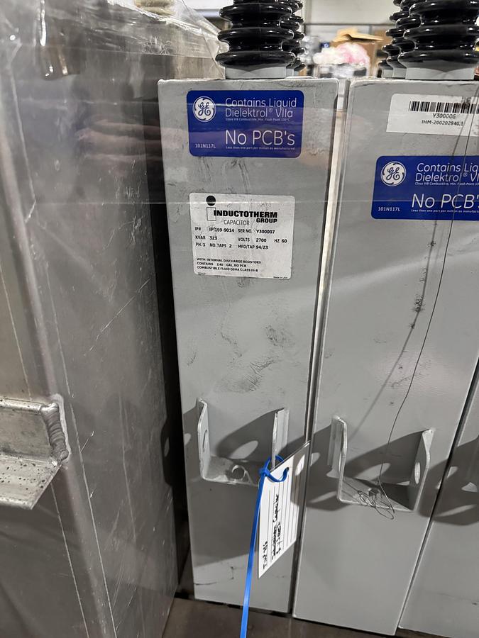 Used INDUCTOTHERM CAPACITORS